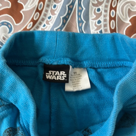 Star Wars blue side 5t (runs small) sweatpants with pockets - Picture 3 of 4